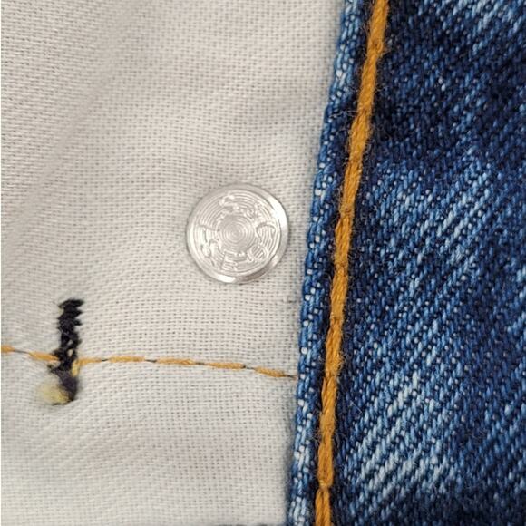 Levi’s 505 Vintage Blue Denim Straight Leg Jeans Classic Style Piece - Picture 11 of 16